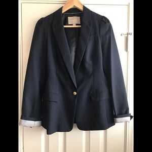 Banana Republic Navy Blue Suit Blazer Sz 6